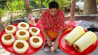 সুজি দিয়ে যে এত সুন্দর ভাপা পিঠা বানানো যায় দেখলে অবাক হয়ে যাবেন  Sujir bhapa pitha recipe [upl. by Aicilak21]