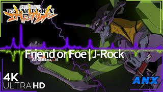 Friend or Foe Neon Genesis Evangelion  4K Japanese Anime Music Video [upl. by Nalod]