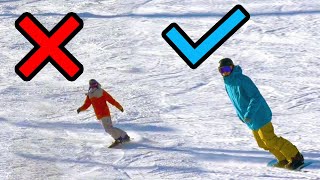 Fix the Most Common Snowboarding Mistake [upl. by Edison863]