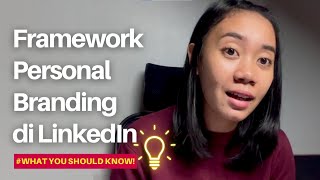 Framework Membangun Personal Branding di LinkedIn carikerja personalbranding [upl. by Naletak]