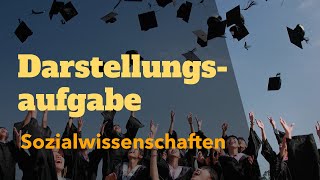 Wie schreibt man eine Darstellungsaufgabe in Sozialwissenschaften 👩🏽‍🎓 Abitur SoWi Vorbereitung ✅ [upl. by Kcirde]