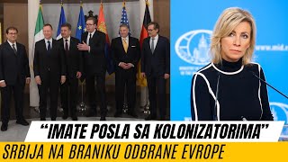 Zaharova Srbija štiti centar Evrope od početka totalnog uništenja [upl. by Yknarf288]