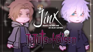 Jinx react to Kim Dan as Gojo Satoru  Jujutsu Kaisen amp Jinx 2х [upl. by Anada346]