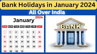 Bank Holidays in January 2024 bankholidayinjan2024 2024bankholidays advayainfo [upl. by Kila]