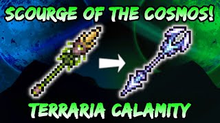 Terraria Scourge of the Cosmos Upgrade to Scourge of the Corruptor Calamity Melee  Rogue Weapon [upl. by Piderit]