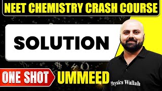 SOLUTION in 1 Shot All Concepts Tricks amp PYQs  NEET Crash Course  Ummeed [upl. by Plafker298]