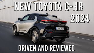 TOYOTA CHR 2024  DRIVEN AND REVIEWED  NEW HYBRID SUV LOOKING SHARP [upl. by Eelyah]