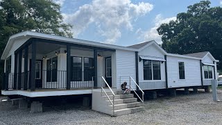 STUNNING The Lulamae mobile home double wide ￼with porch [upl. by Bill]