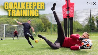 Reaction Work with Alex Bass  Full Session  1YNX Goalkeeping [upl. by Yand]