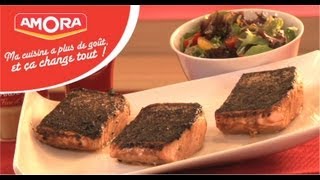 Pavé de saumon laqué au ketchup  750g [upl. by Zenger]