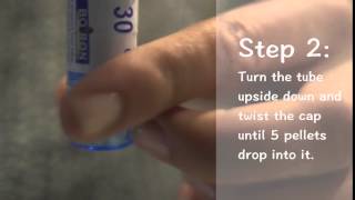 How to Open a Boiron Blue Tube [upl. by Mellisa]