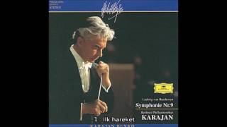 Beethoven  Senfoni No9 Re minör Op125 içinde quotKoroquot Karajan Berlin Filarmoni Orkestrası 1962 [upl. by Hewe]