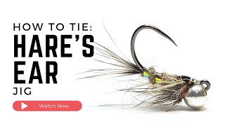 Fly Tying TUTORIAL HARES EAR Jig [upl. by Simpson577]