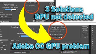 Solution on GPU not detected on CC 2021 Adobe Photosop with Windows 11 [upl. by Enaek]