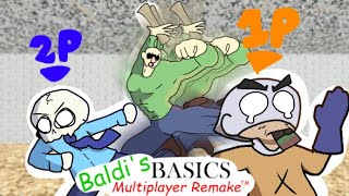 BALDI CONTRA LOS SADICOS Baldis Basics multiplayer remake [upl. by Charity504]