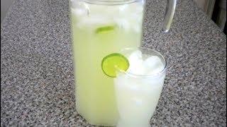 LIMONADA  LEMONADE AGUA DE LIMON  Receta Facil [upl. by Dody589]