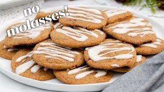 Chewy Gingerbread Cookies without Molasses [upl. by Aicnarf571]