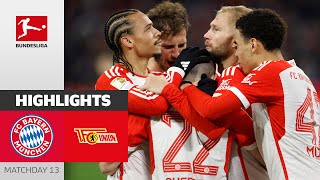 FC Bayern München  Union Berlin 10  Highlights  Matchday 13 – Bundesliga 202324 [upl. by Noizneb]