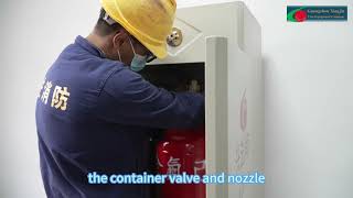 Steel Cylinder NOVEC 1230 Fire Suppression System Red Easy Installation [upl. by Jori]