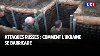 Attaques russes  comment lUkraine se barricade [upl. by Nosyla772]