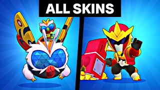 All Godzilla x Brawl Stars Skins 🏗 [upl. by Nawram]