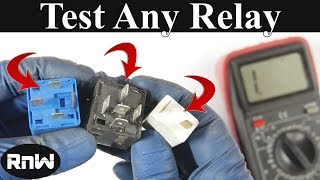 How to Test a 3 4 or 5 Pin Relay  With or Without a Diagram [upl. by Anitram439]