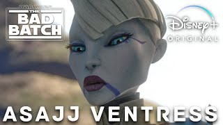 Asajj Ventress Returns  Star Wars The Bad Batch  Season 3 Episode 9  Disney [upl. by Raffaj]