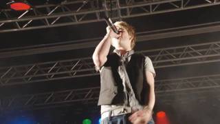 Eoghan Quigg  Does Your Mother Know  Live In The Park 2009 Crewe [upl. by Aiksas]