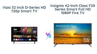 VIZIO D32hJ vs INSIGNIA NS42F201NA23  Smart TV Comparison 📺🔥 [upl. by Kathlin]