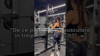 quotDe ce pierd masa musculara in timpul unui deficitquot 🧔🏻 slabire fitness masamusculara [upl. by Gaul]