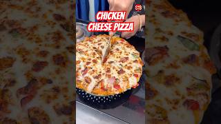 CHICKEN CHEESE 🧀 PIZZA 🍕shorts chickencheesepizza youtubeshorts ytshorts [upl. by Sosanna]