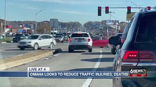 Omaha looks to reduce traffic injuries deaths [upl. by Nerua240]