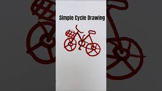 Simple Cycle Drawing art drawing shorts drawing [upl. by Lorianna555]