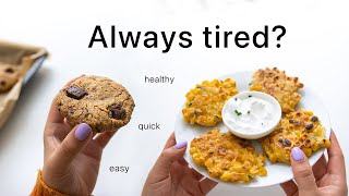 Quick Snack Ideas for when youre tired easy amp pretty healthy [upl. by Keever]