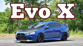 2010 Mitsubishi Lancer Evolution X GSR Regular Car Reviews [upl. by Sucrad]