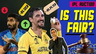 Bumrah 12 Cr Starc 2475 Cr Fair ipl2024  Cricket Chaupaal [upl. by Celesta]