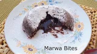 How to make chocolate fondant Molten Lava Cake [upl. by Esaertal]