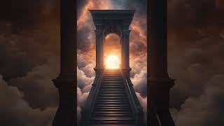 Endless Staircase to the Sky Portal 🌌  Dreamy Journey Through the Clouds 🚪✨ fantasyart [upl. by Aicilaf]