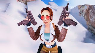 Tomb Raider 2 Remastered MODS 73 Snowmobile jumps BIG GAP Canyon amp Green Jade Dragon secret [upl. by Stockmon242]