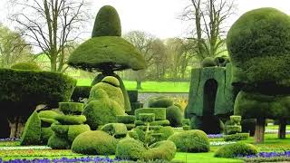 Levens Hall Garden in April [upl. by Rabma514]