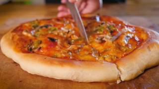 Pizza casera con verduras [upl. by Reggie]