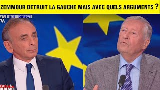 ZEMMOUR DETRUIT LA GAUCHE ET  MARINE LE PEN [upl. by Bleier]