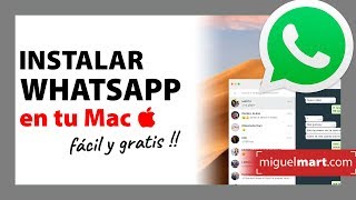 Cómo INSTALAR WHATSAPP en Mac [upl. by Chancey823]