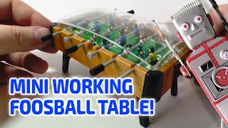 MINI WORKING FOOSBALL TABLE GAME Really Works [upl. by Anilat]