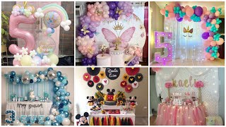 Kids birthday decoration ideas at home Birthday decoration ideas [upl. by Aniaj]