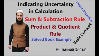 Indicating Uncertainty in Calculation Lec10 Class11 Measurement [upl. by Balough888]