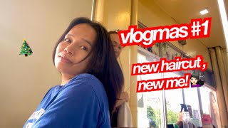 Finally Pupunta na tayo ng Cavite Getting New Haircut 💇🏻‍♀️  Vlogmas 1 [upl. by Netaf]