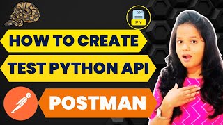 How to Create and Test Python API in POSTMAN How to Build an API in PythonPostman API for Python [upl. by Ahders]