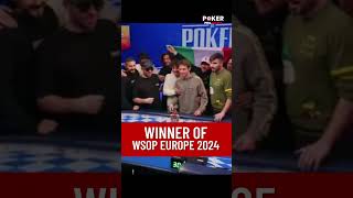 Simone Andrian Wins WSOP Europe Main Event for €1300000 [upl. by Anyk446]