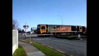 Tainui Street Level Crossing With Shortland Street Audio On It [upl. by Akayas906]